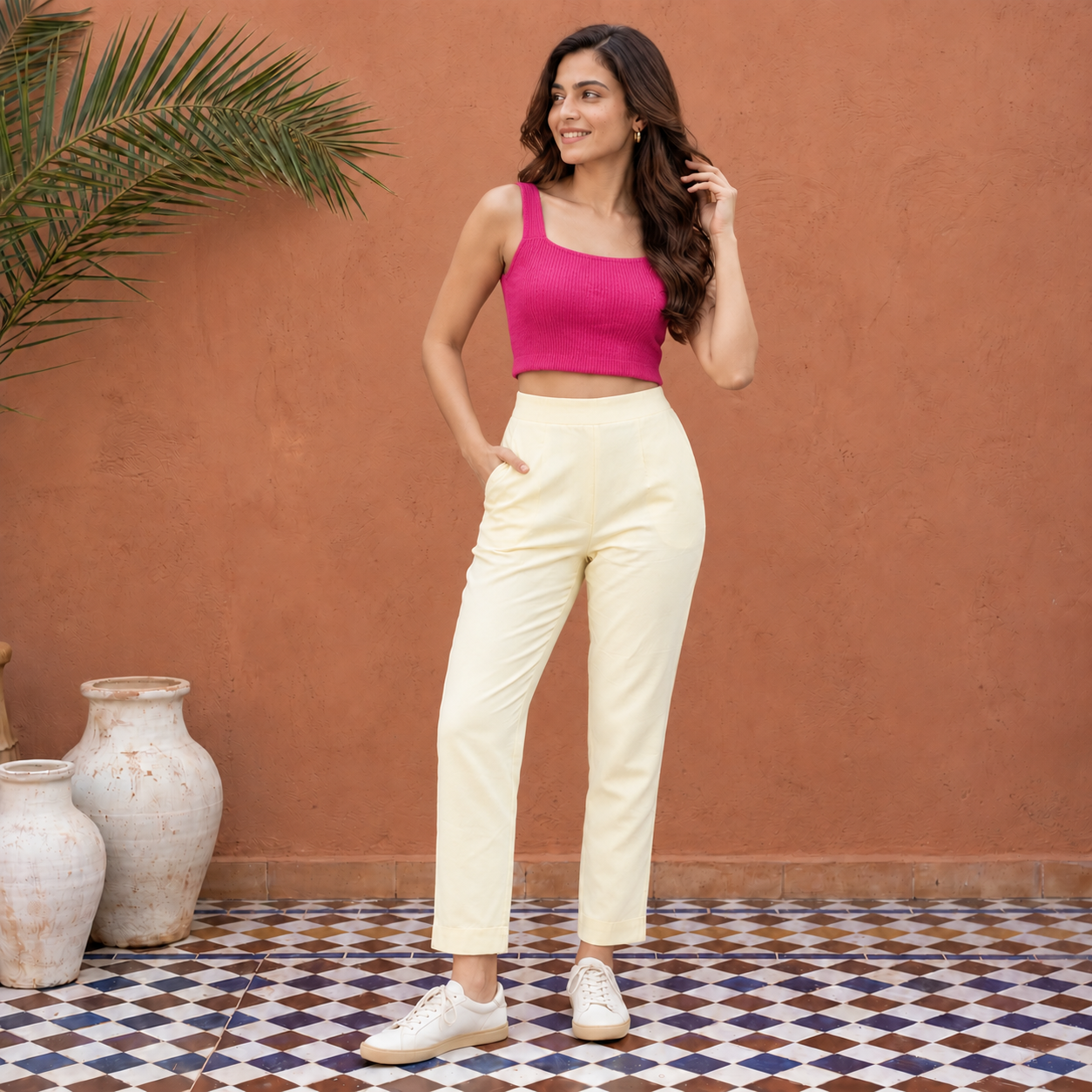 Women's Cotton Elastaine Trouser RTL